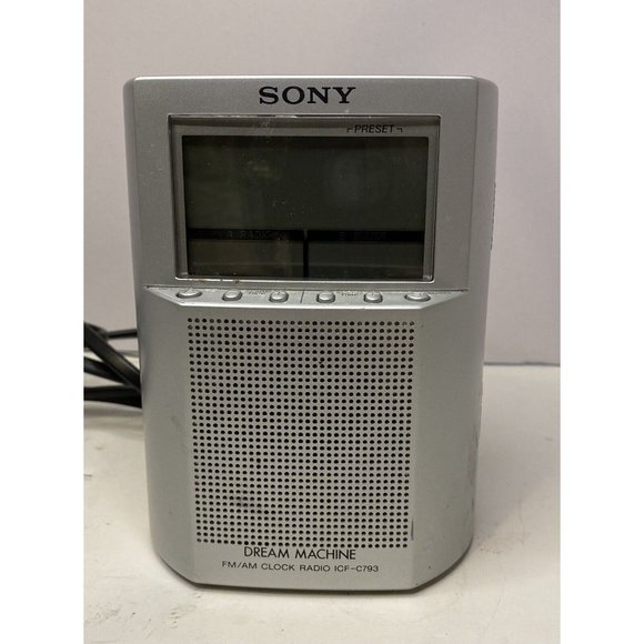 Sony Dream Machine AM /FM Clock Radio - Model ICF-C793 Tested Works - Picture 3 of 12